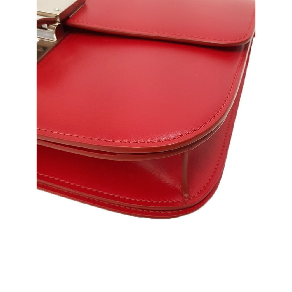 Celine Classic Flap Shoulder Bag Red - Picture 9 of 9
